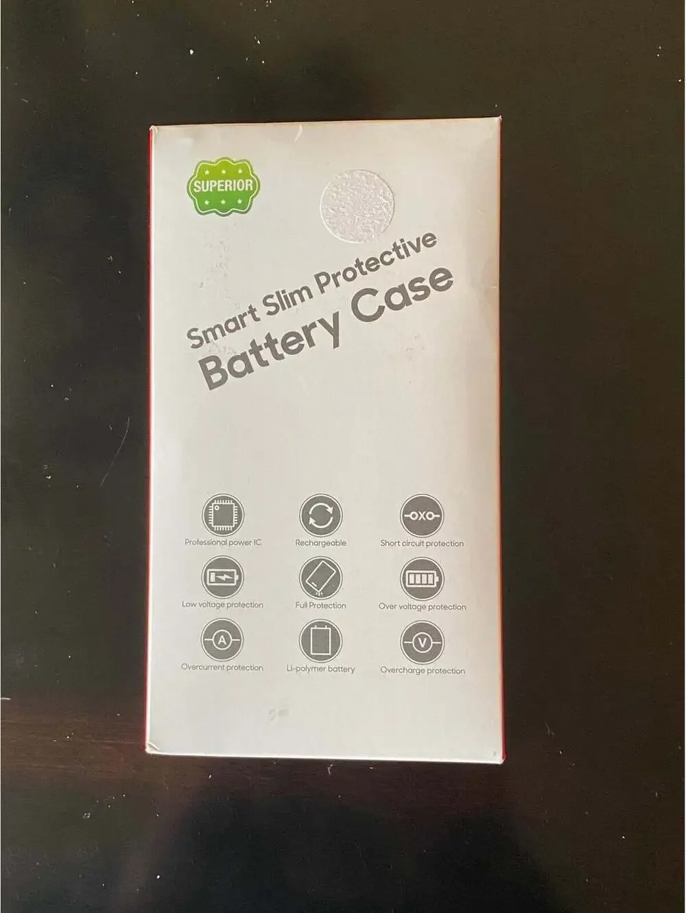 Superior Gin Foxi Battery Case for iPhone 14/14 Pro 13/13 Pro Grey
